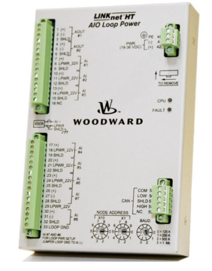 8200-1203 LINKNET HT, 4-20 MA - 8 INPUTS / 2 OUTPUTS, 24 VDC LOOP POWER