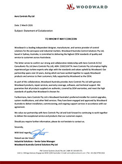 Woodward and Aero Controls Pty Ltd - Statement of Partnership